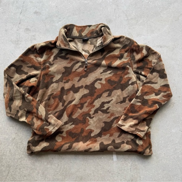 Vintage Starter Camouflage Zip Up Sweater - Picture 1 of 4